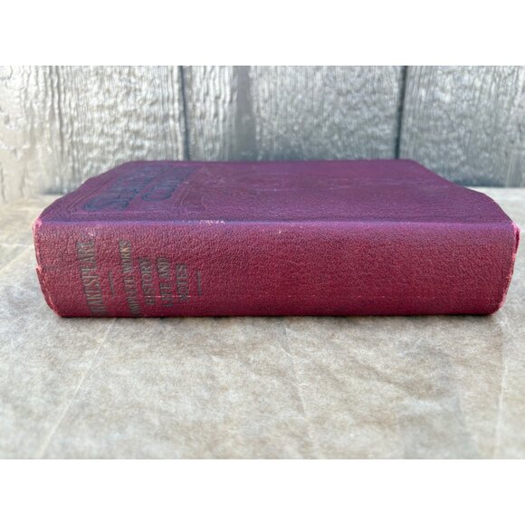 Complete Works of William Shakespeare Embossed Red Leather Hardcover Book 1926 - Picture 5 of 16